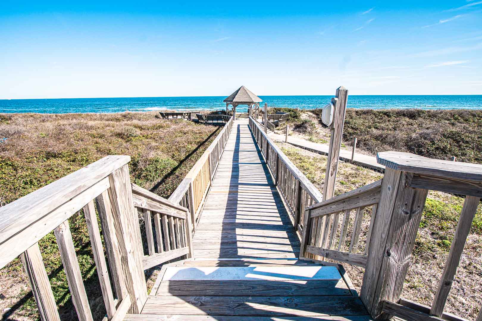 A scenic view of the beach at VRI's Barrier Island Station in North Carolina.